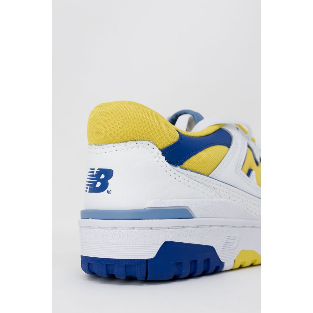 Yellow Artificial Leather Sneaker