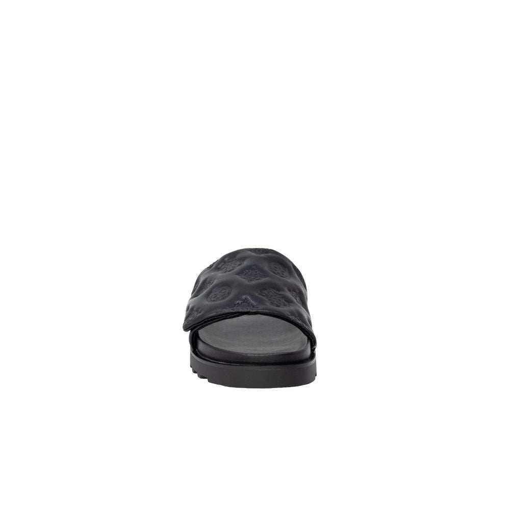 Black Synthetic Sandal