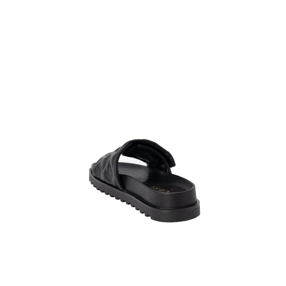 Black Synthetic Sandal