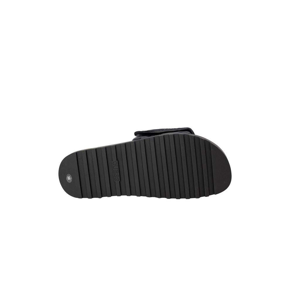 Black Synthetic Sandal