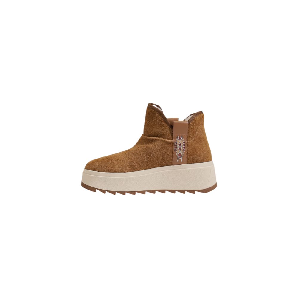 Brown Suede Leather Boot
