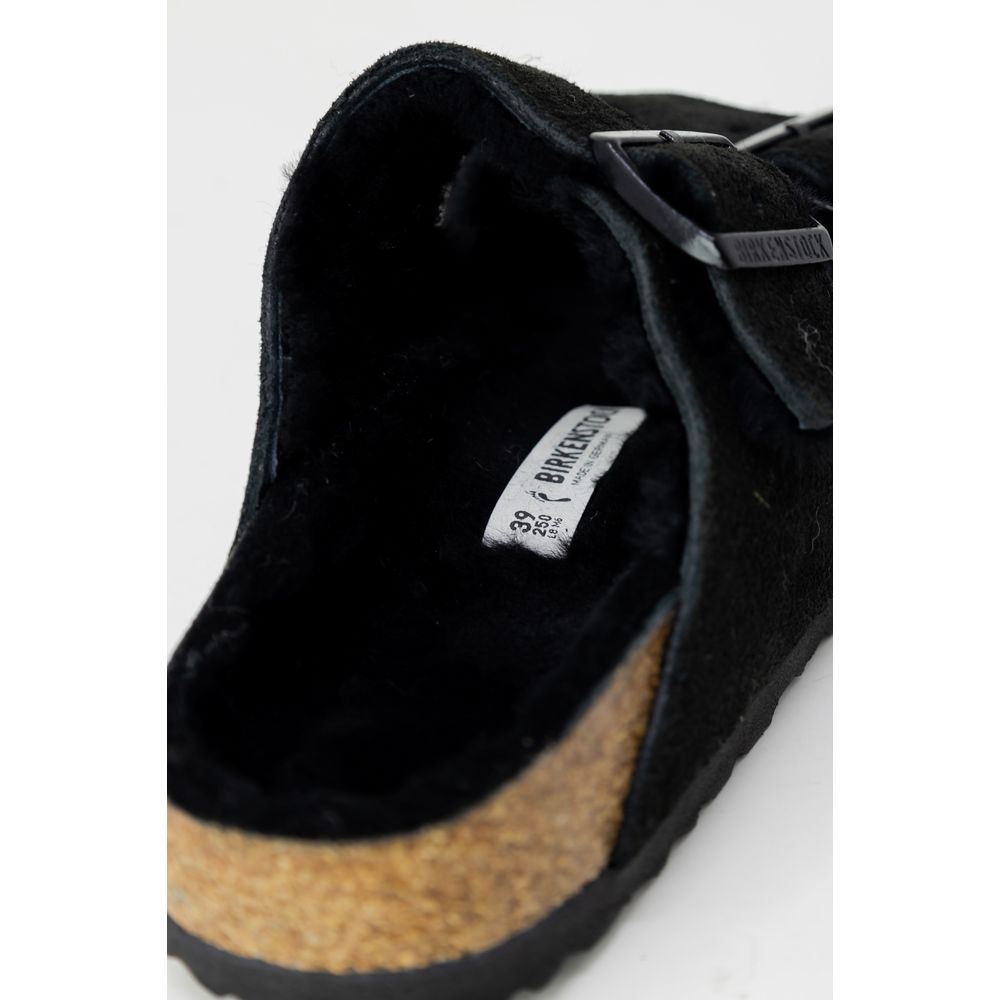 Black Suede Leather Sandal