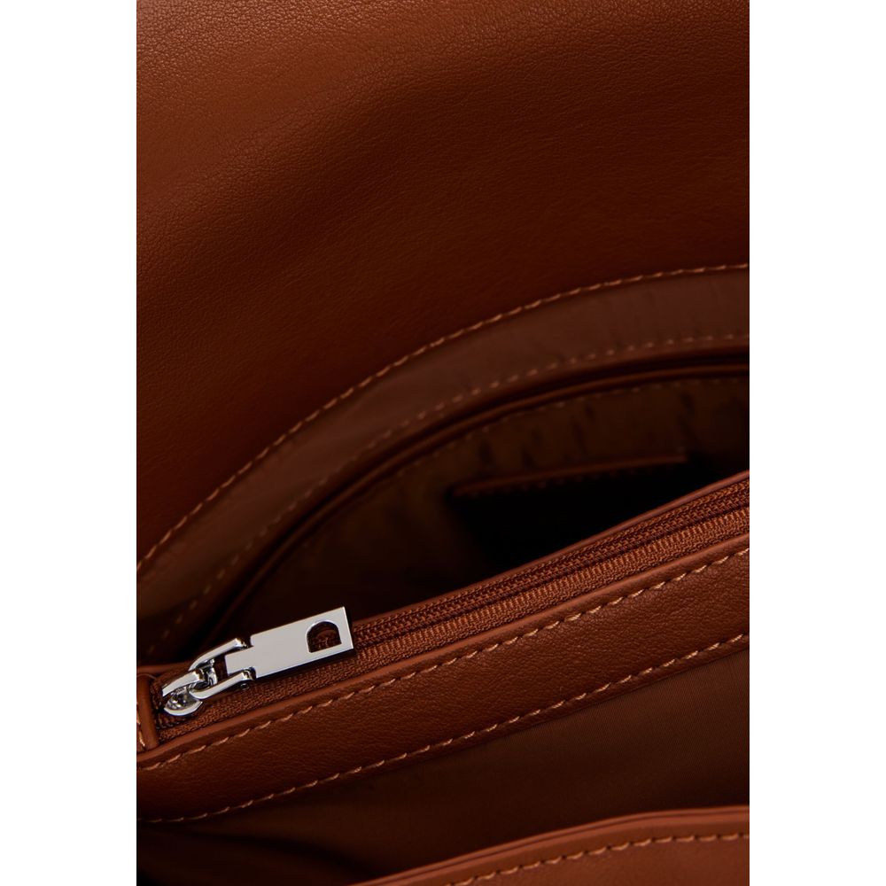 Brown Polyethylene Backpack