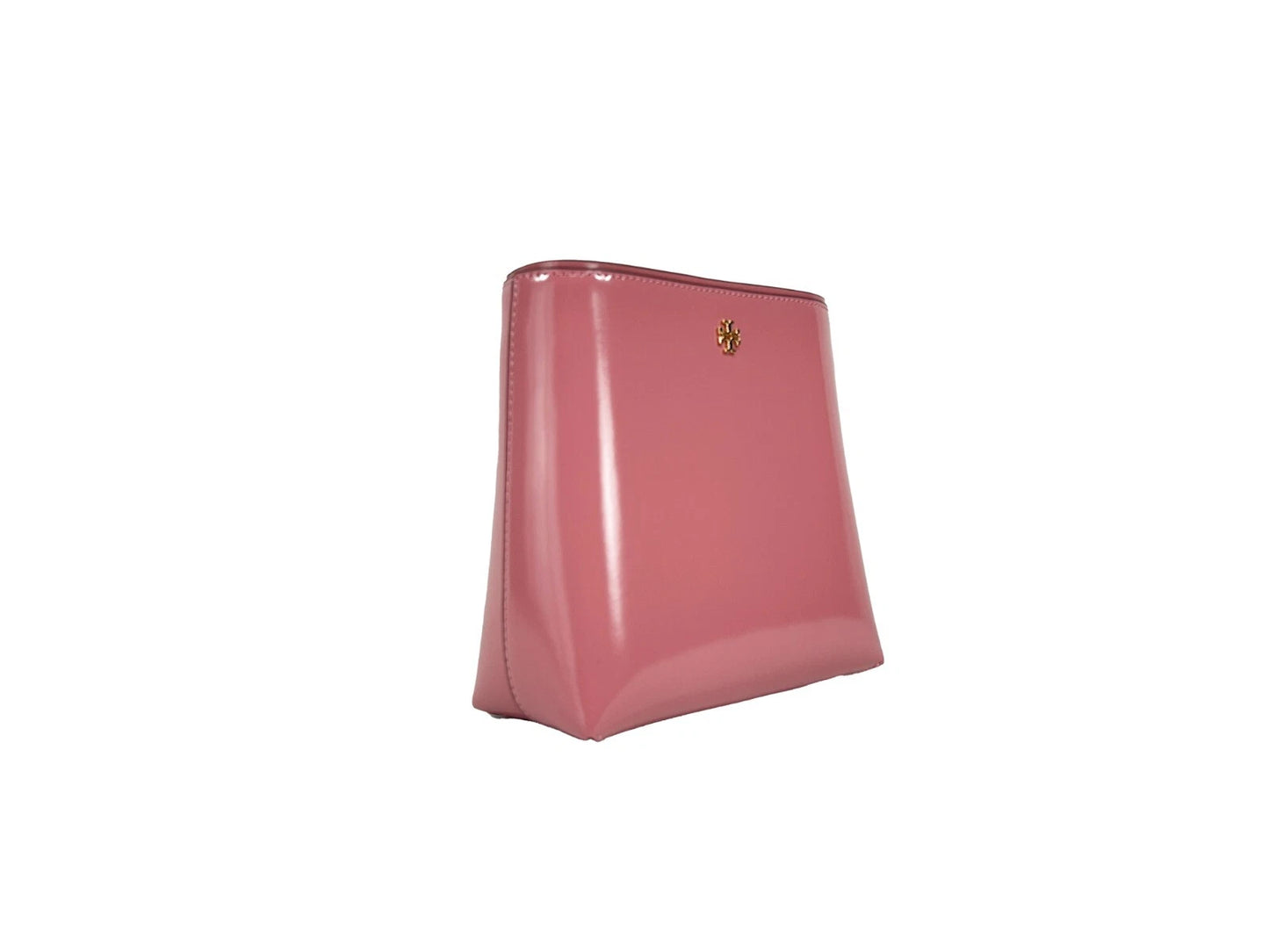 Patent Emerson Small Bucket Bag Purse Pink