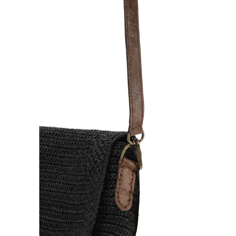 Tia Raffia Shoulder Bag