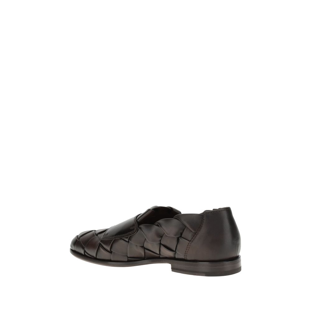 Woven weave Loafers
