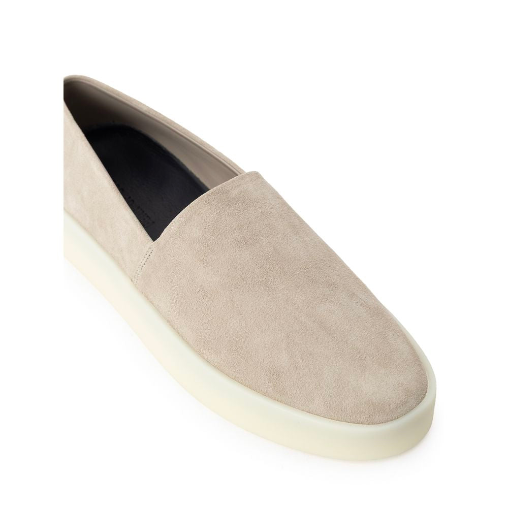 Gray Leather Loafer