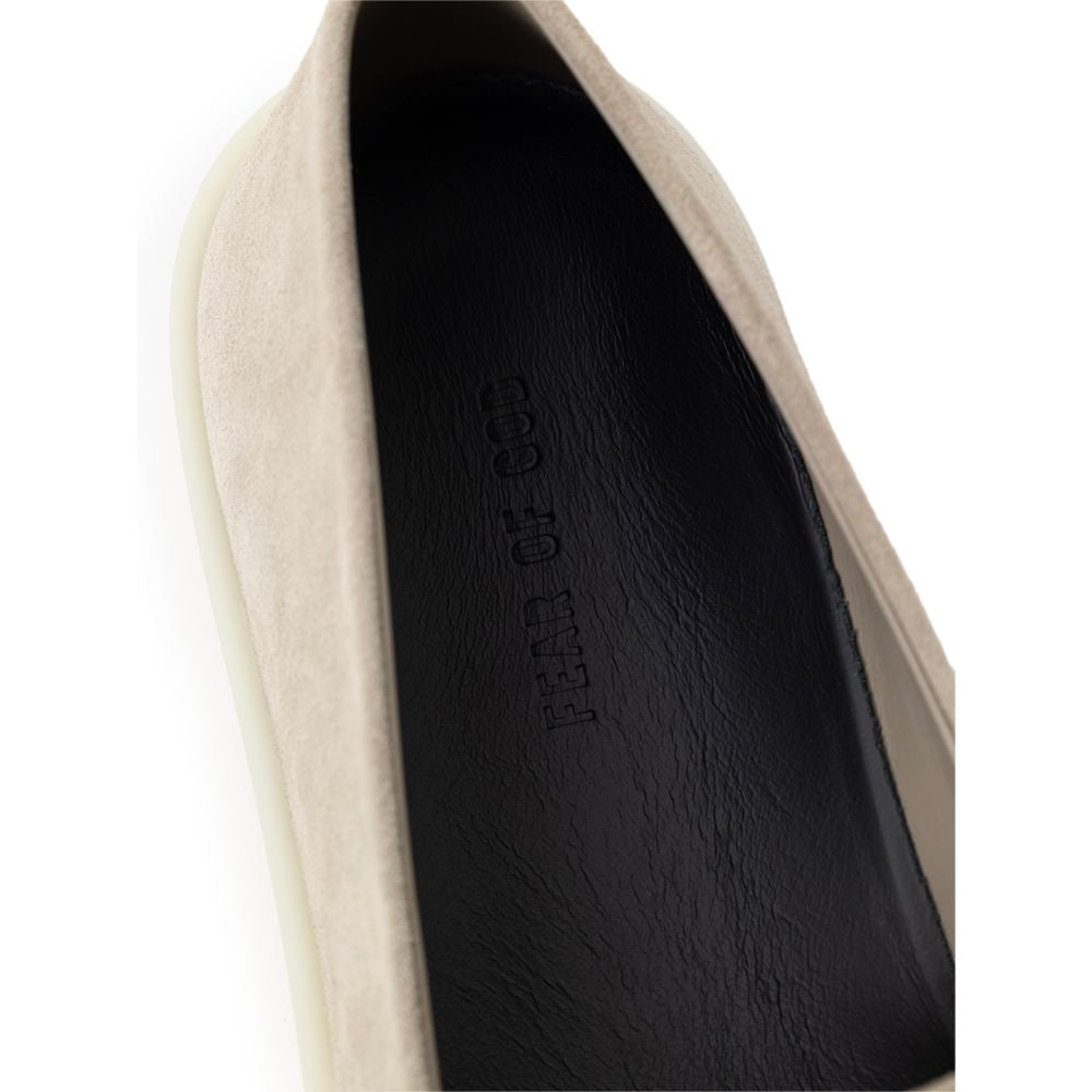 Gray Leather Loafer