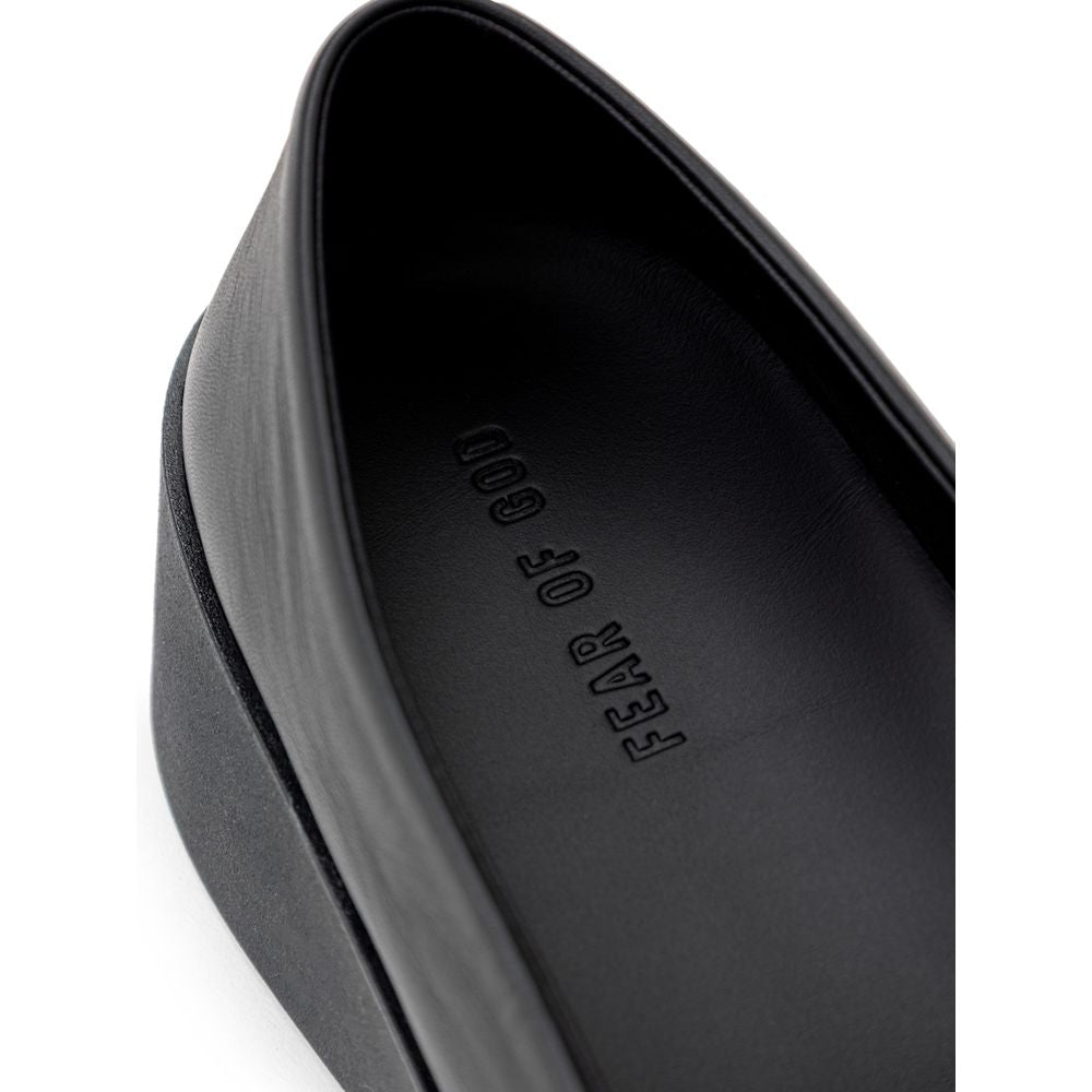Black Leather Loafer