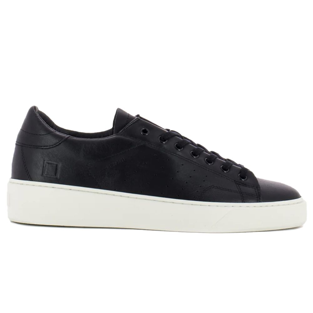 Black Leather Sneaker