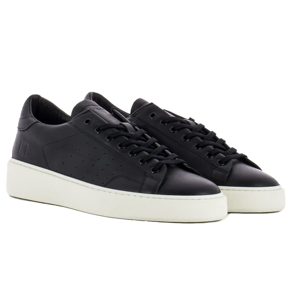 Black Leather Sneaker