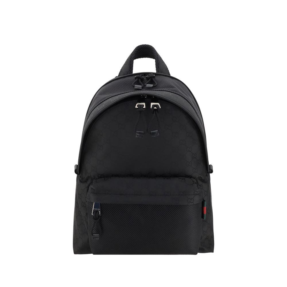 GG Pattern Nylon Backpack