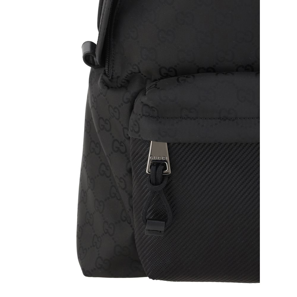 GG Pattern Nylon Backpack