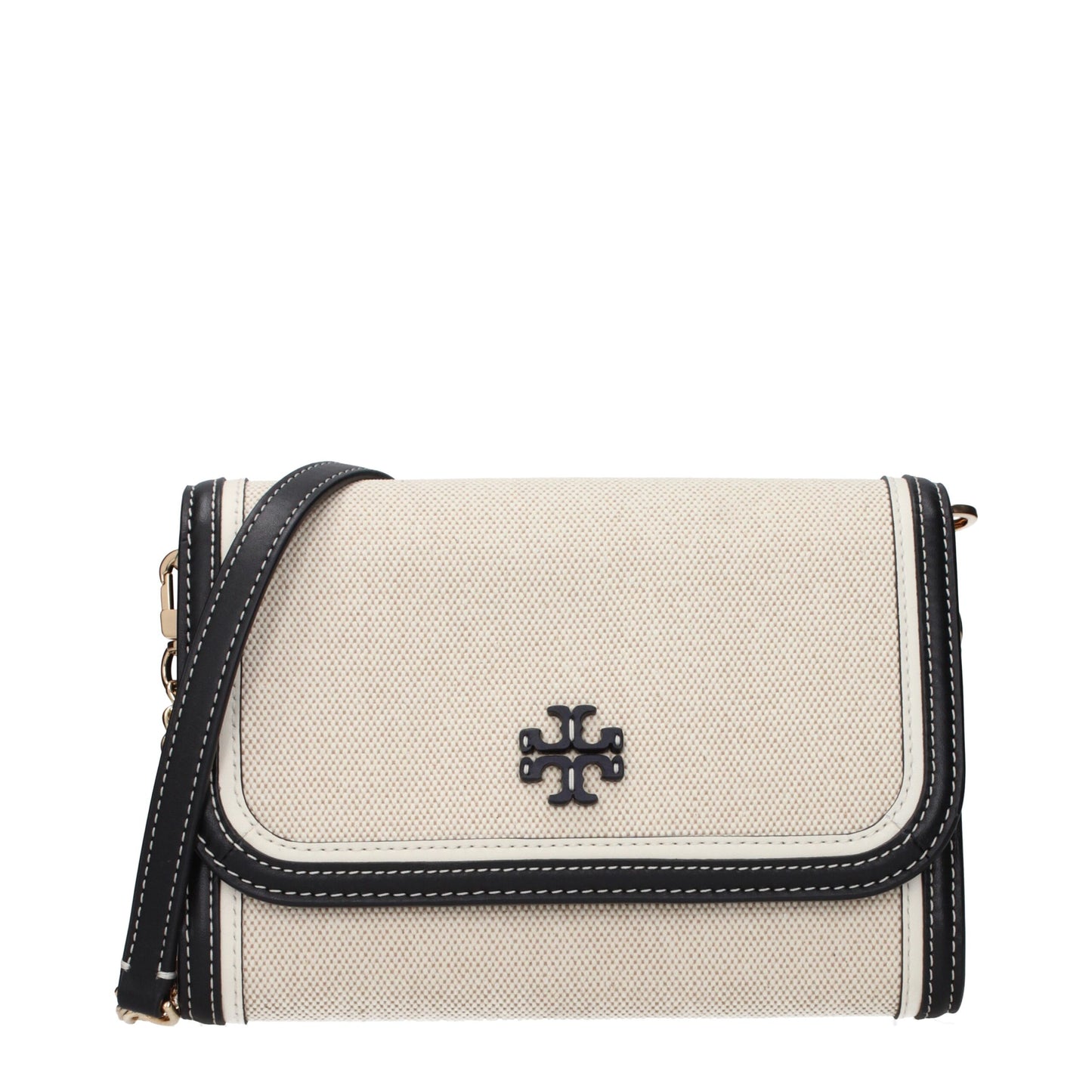 Beige Fabric Clutch Bag
