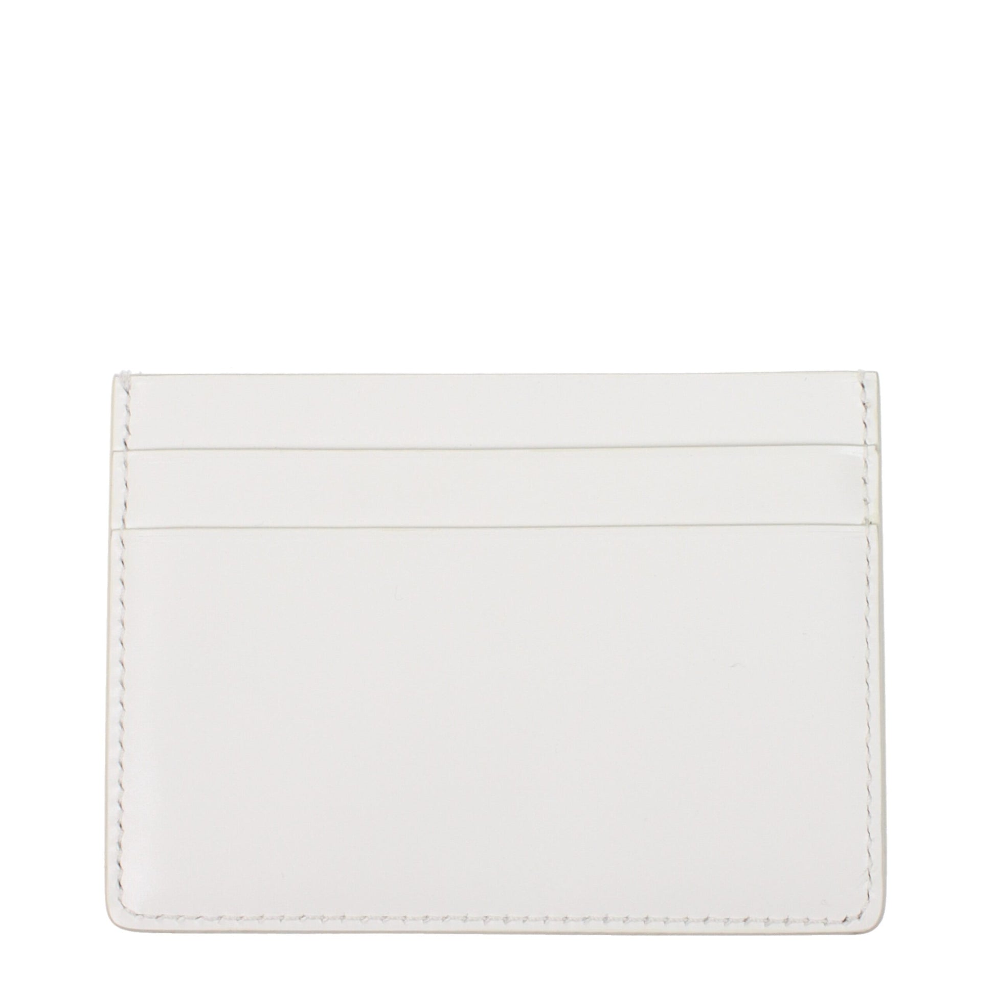 White Leather Cardholder