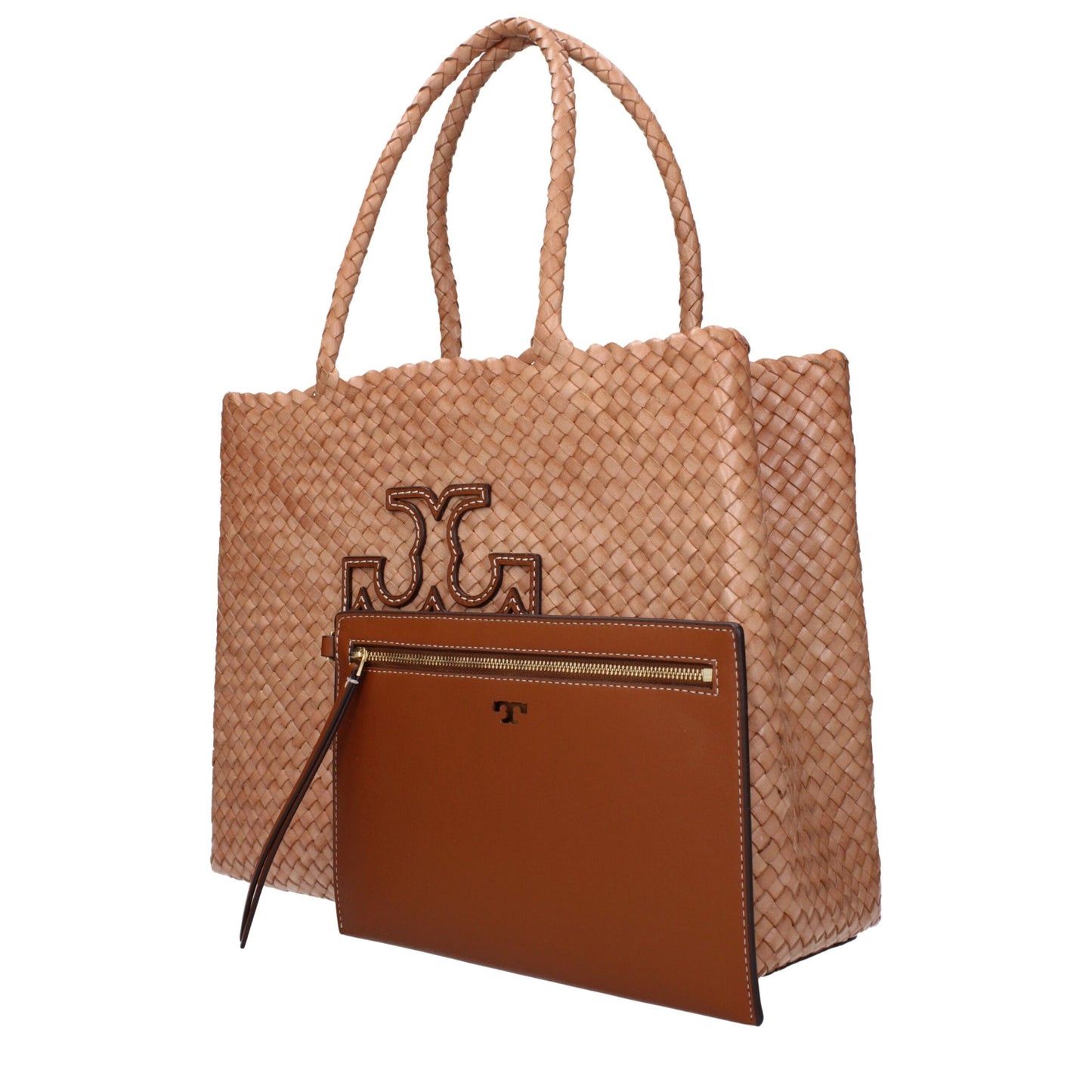 Pink Leather Shoulder Bag