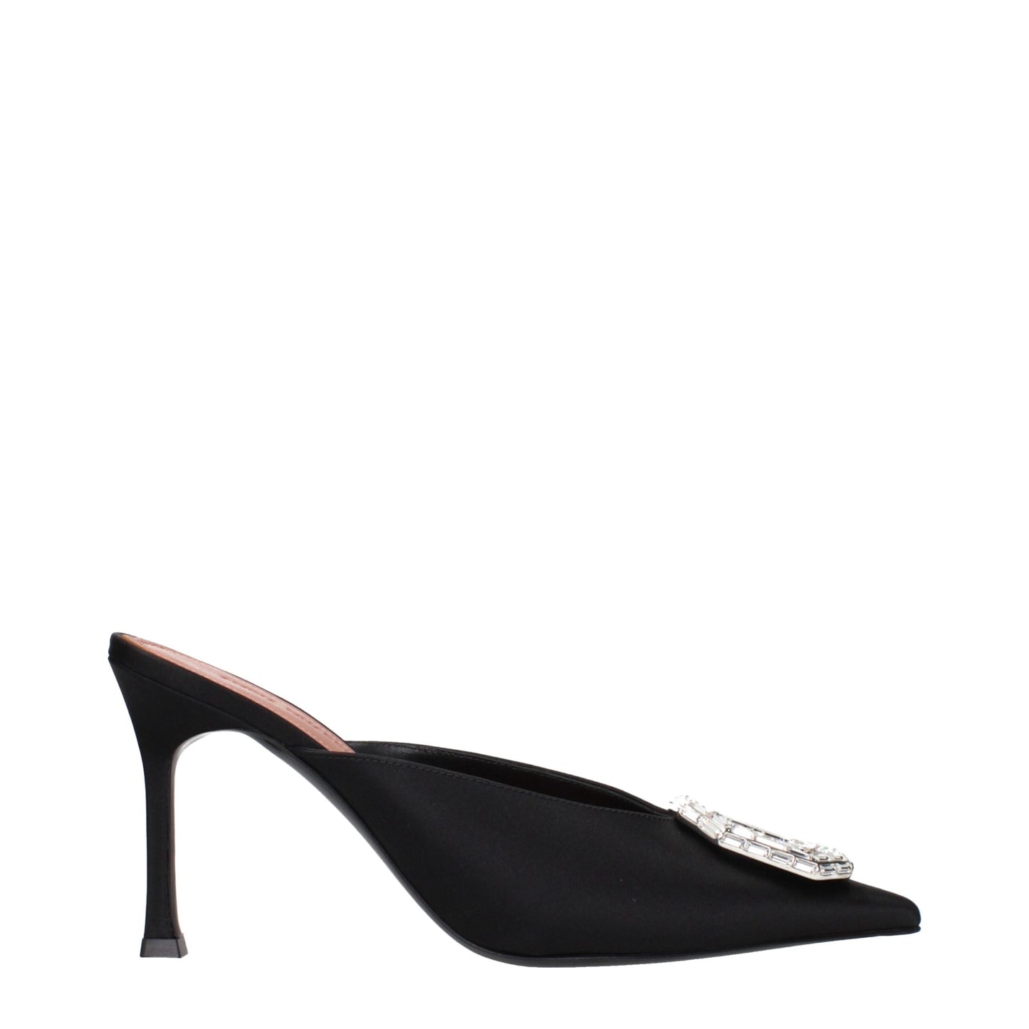 Black Satin Pumps