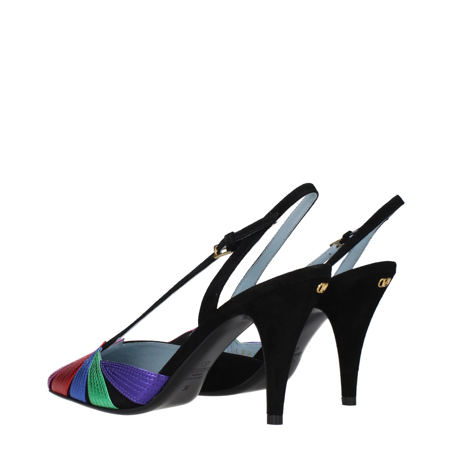 Black Leather Pumps