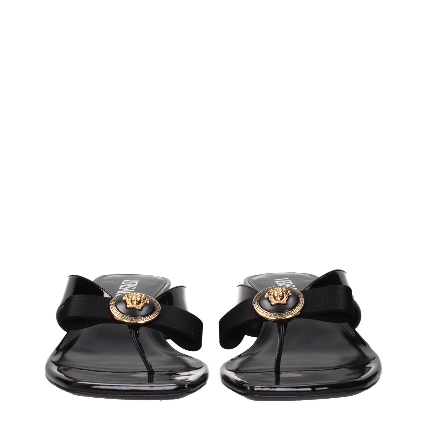 Black Leather Stiletto Heel Sandals