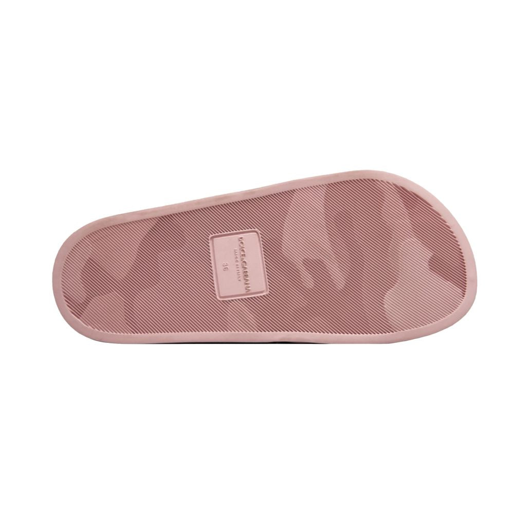 Pink Leather Slide