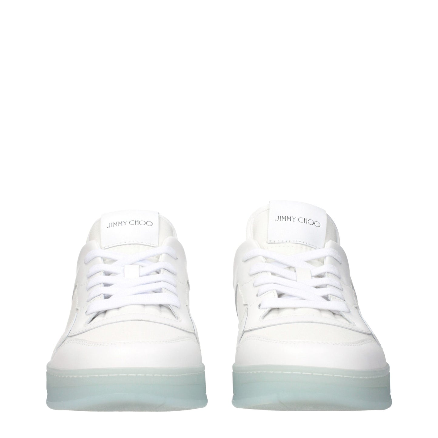 White Leather Low Tops
