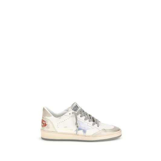 White Leather Low Top Sneakers