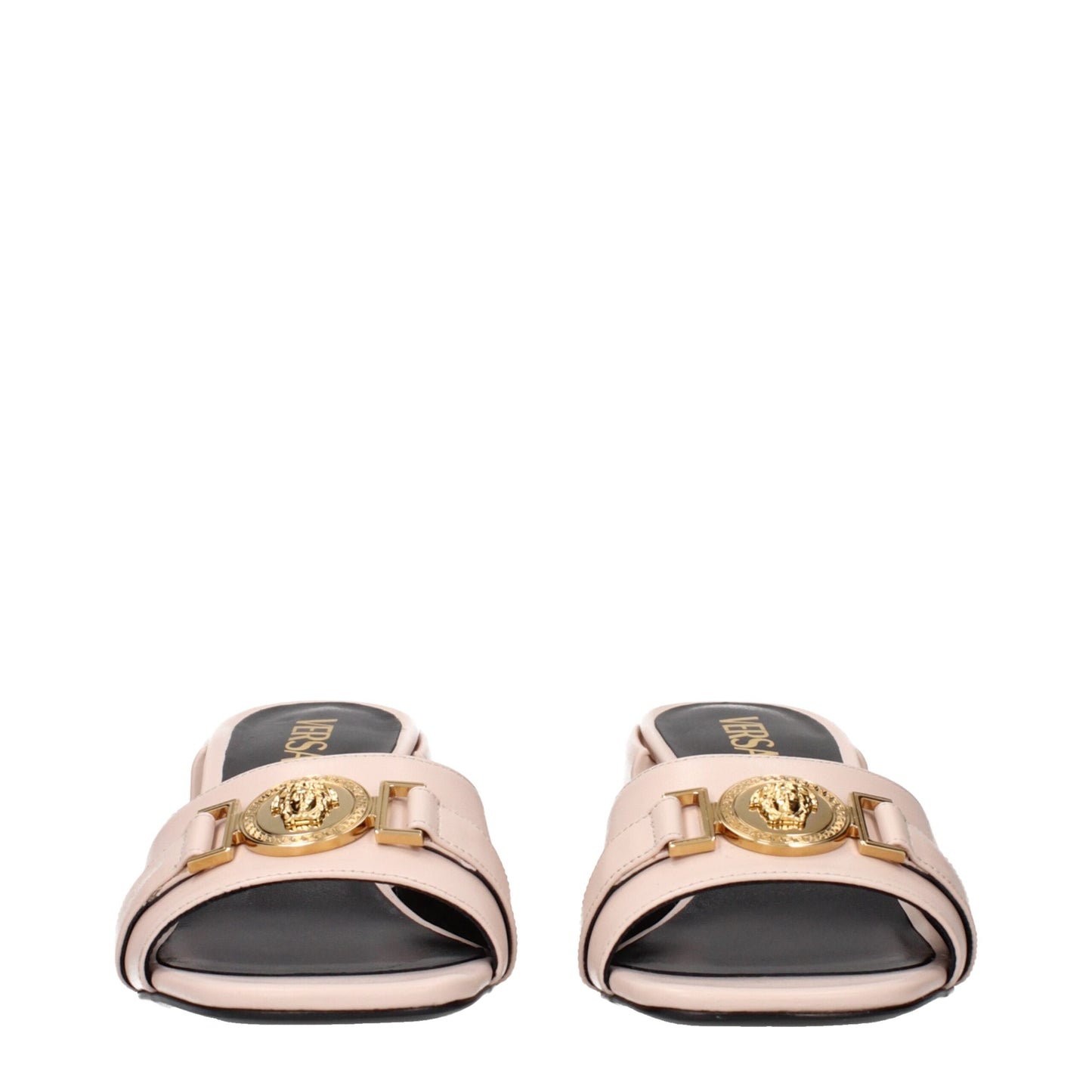 Pink Leather Platforms