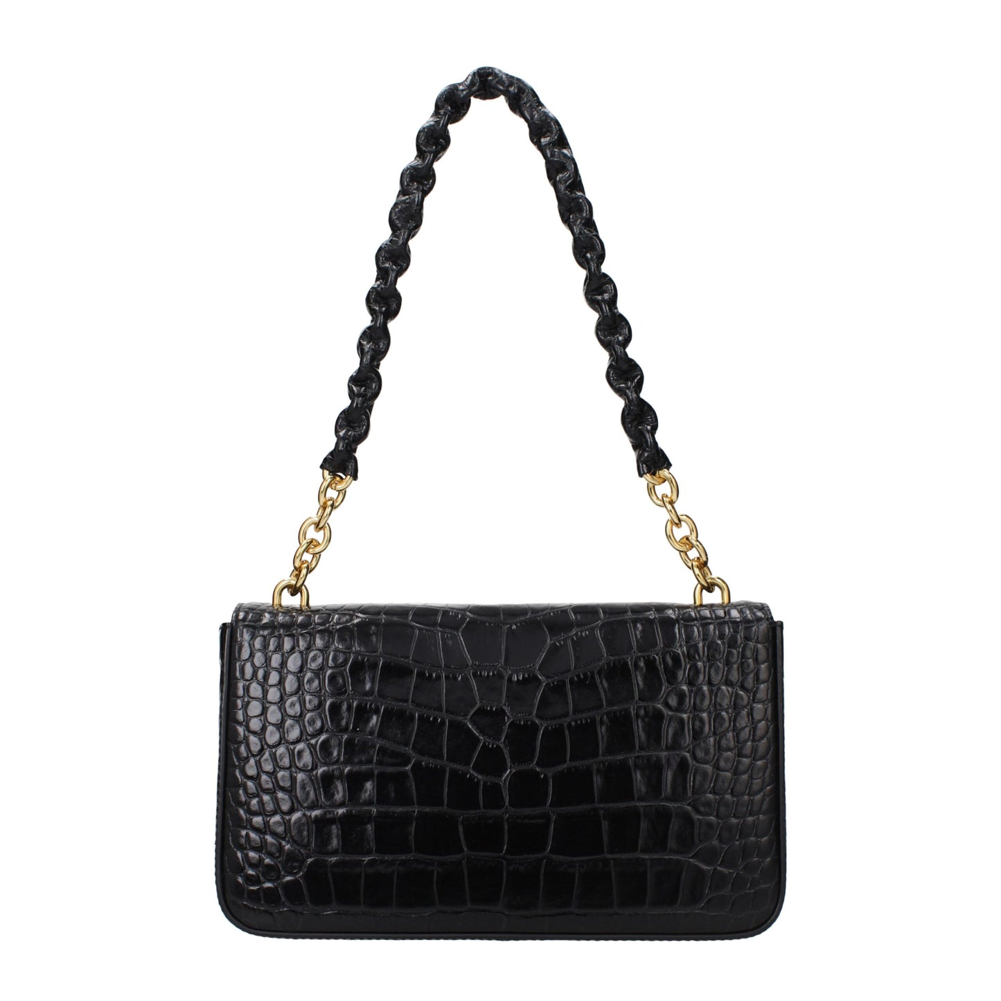 Black Leather Shoulder Bag