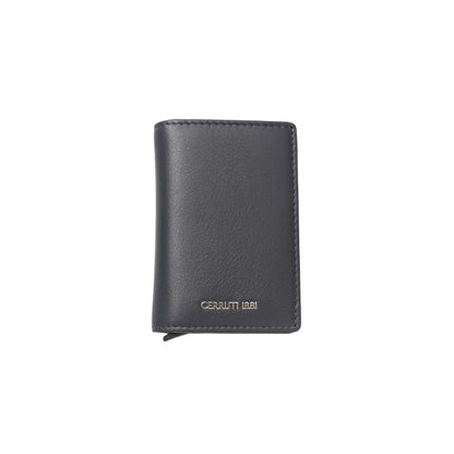 Blue Calfskin Men Wallet