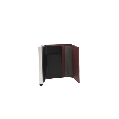 Red Calfskin Men Wallet