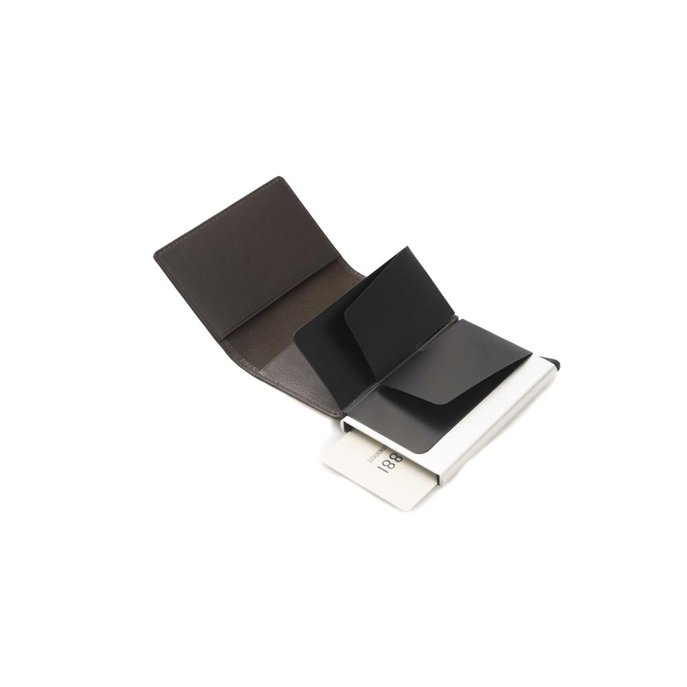 Brown Calfskin Men Wallet