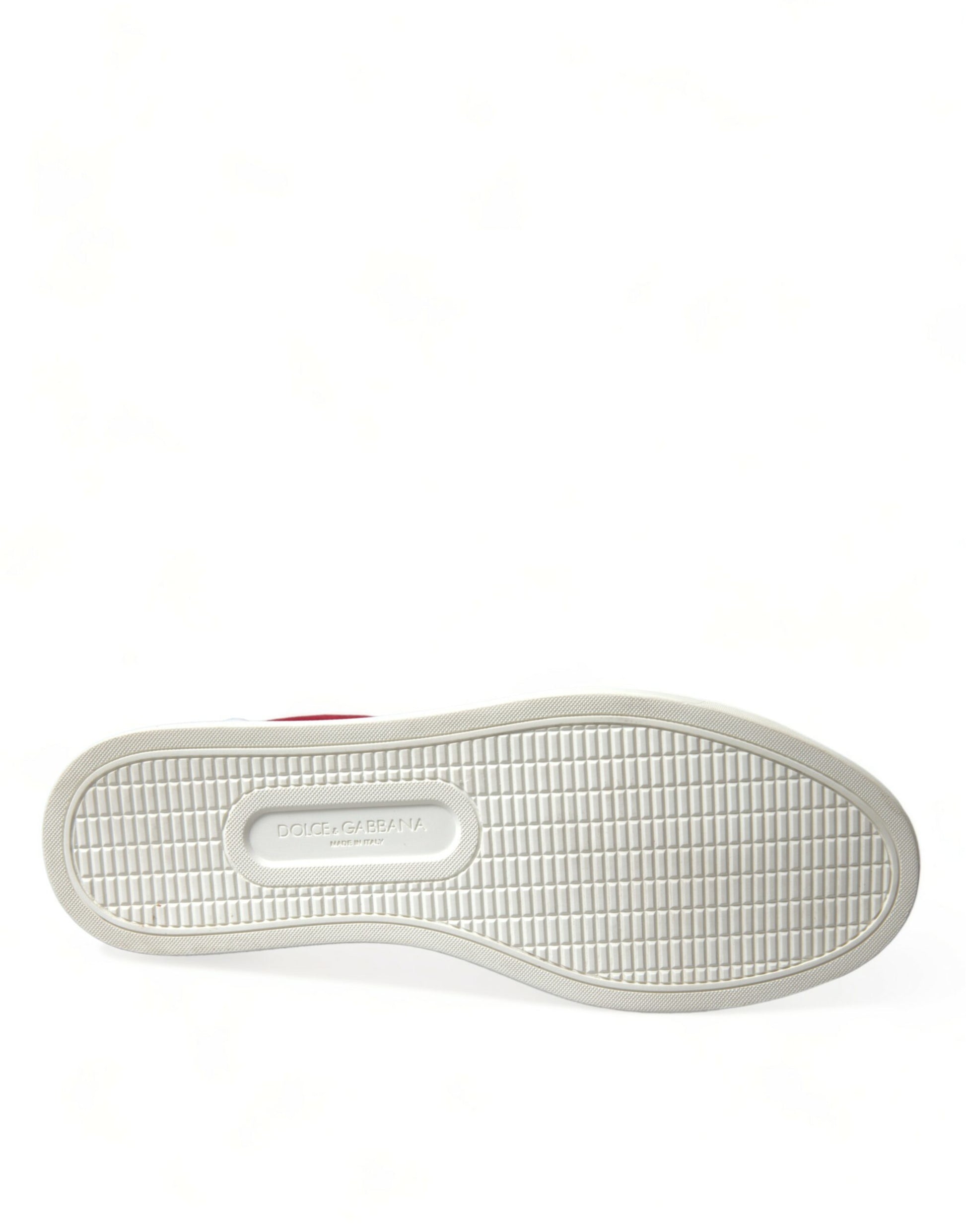 Red Suede Leather Men Low Top Sneakers Shoes