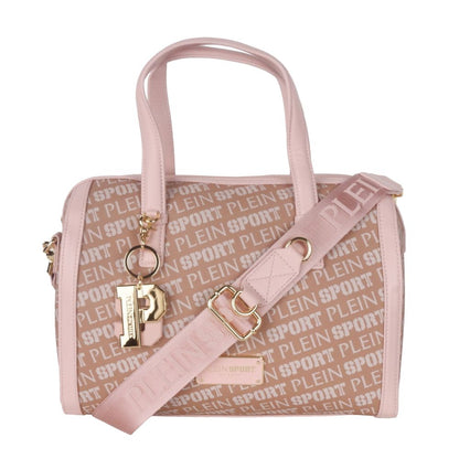 Pink Polyamide Women Crossbody Bag