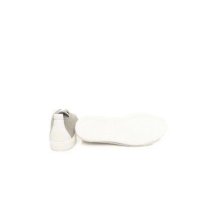 Gray Cowhide Men Sneaker