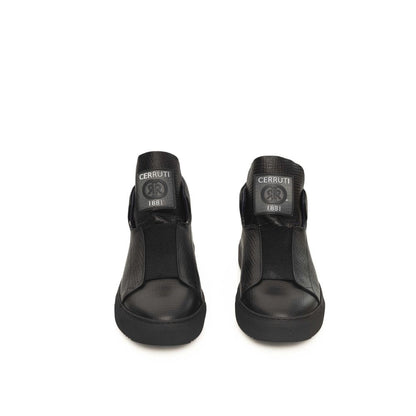 Black Calfskin Men Sneaker