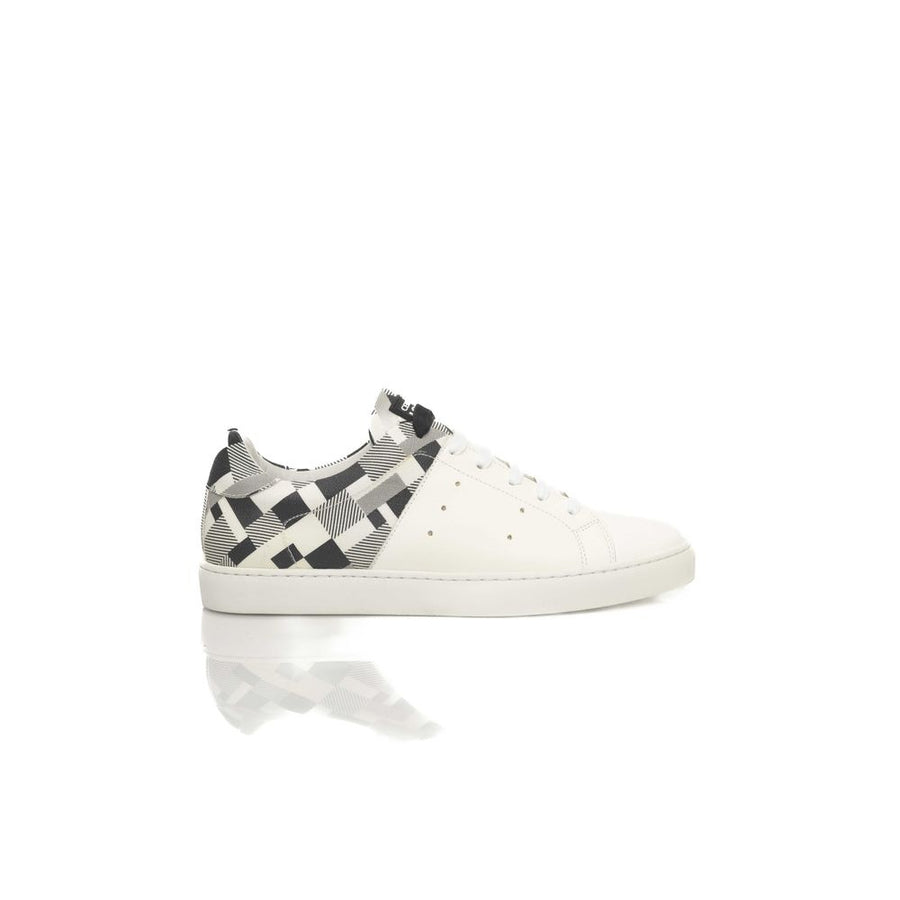 White Calfskin Men Sneaker