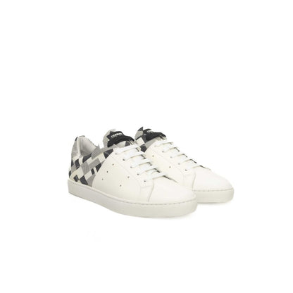 White Calfskin Men Sneaker