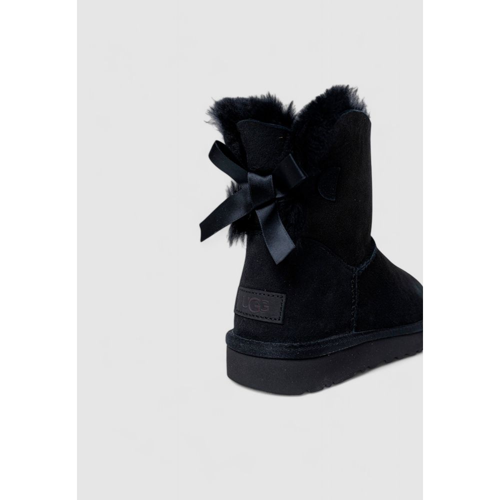 Black Suede Leather Boot