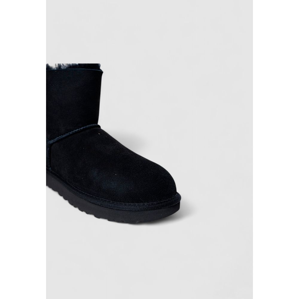 Black Suede Leather Boot