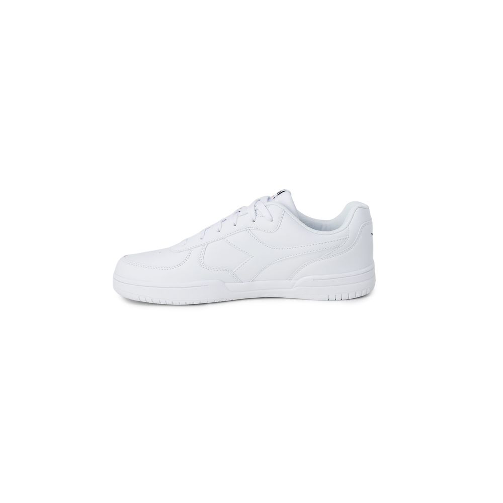 White Artificial Leather Sneaker