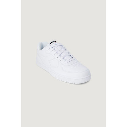 White Artificial Leather Sneaker
