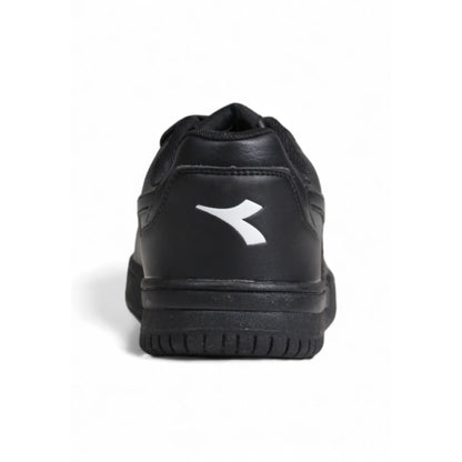 Black Artificial Leather Sneaker