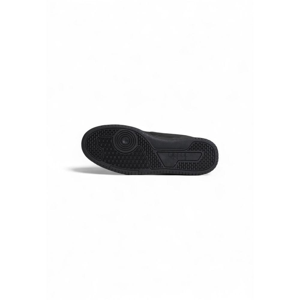 Black Artificial Leather Sneaker