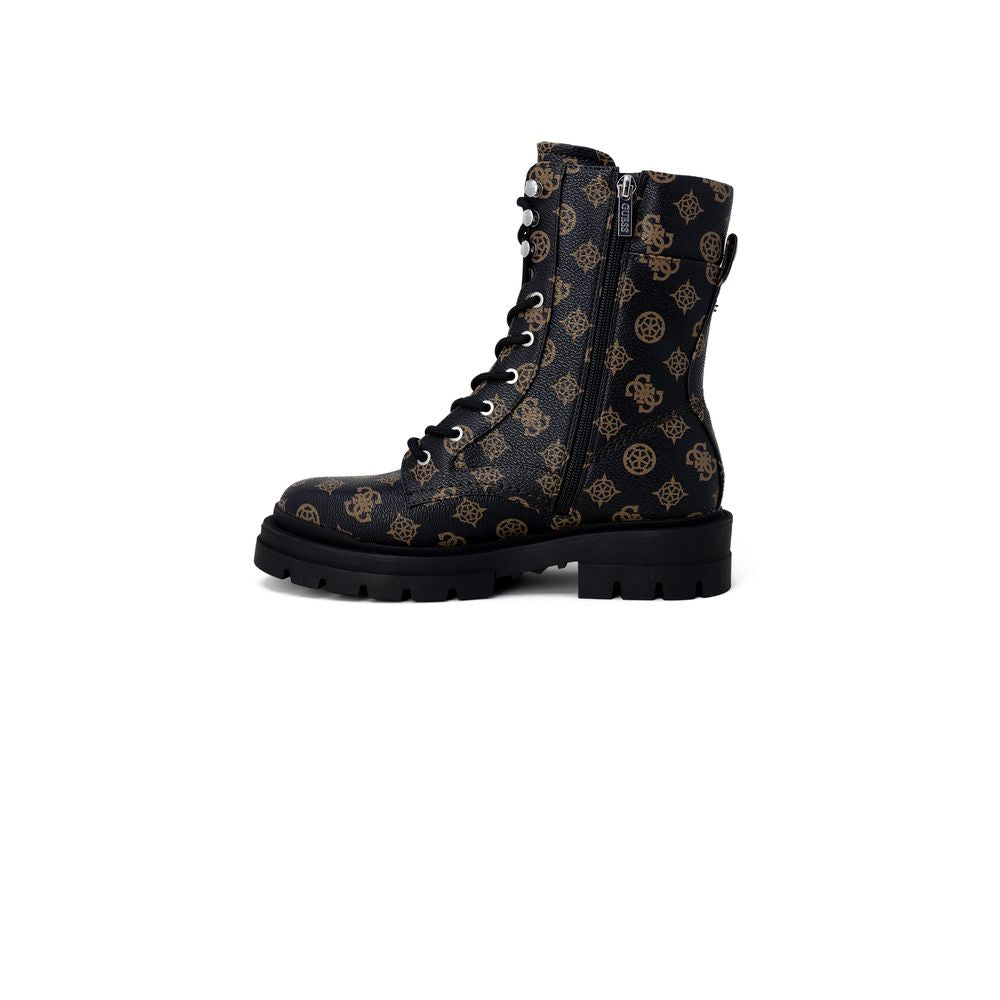 Brown Artificial Leather Boot