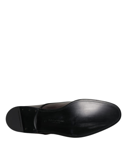 Peacock Patent Leather Derby Men Dress Shoes