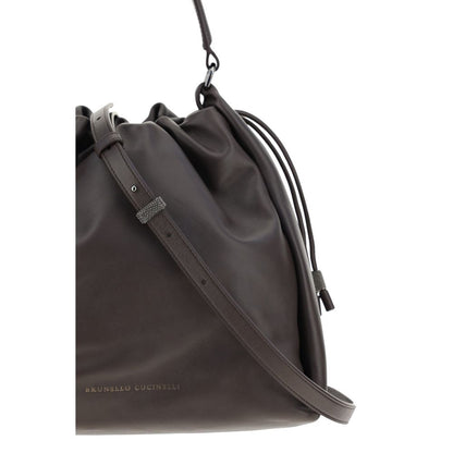 Brown Calf Leather Bos Taurus Shoulder Bag