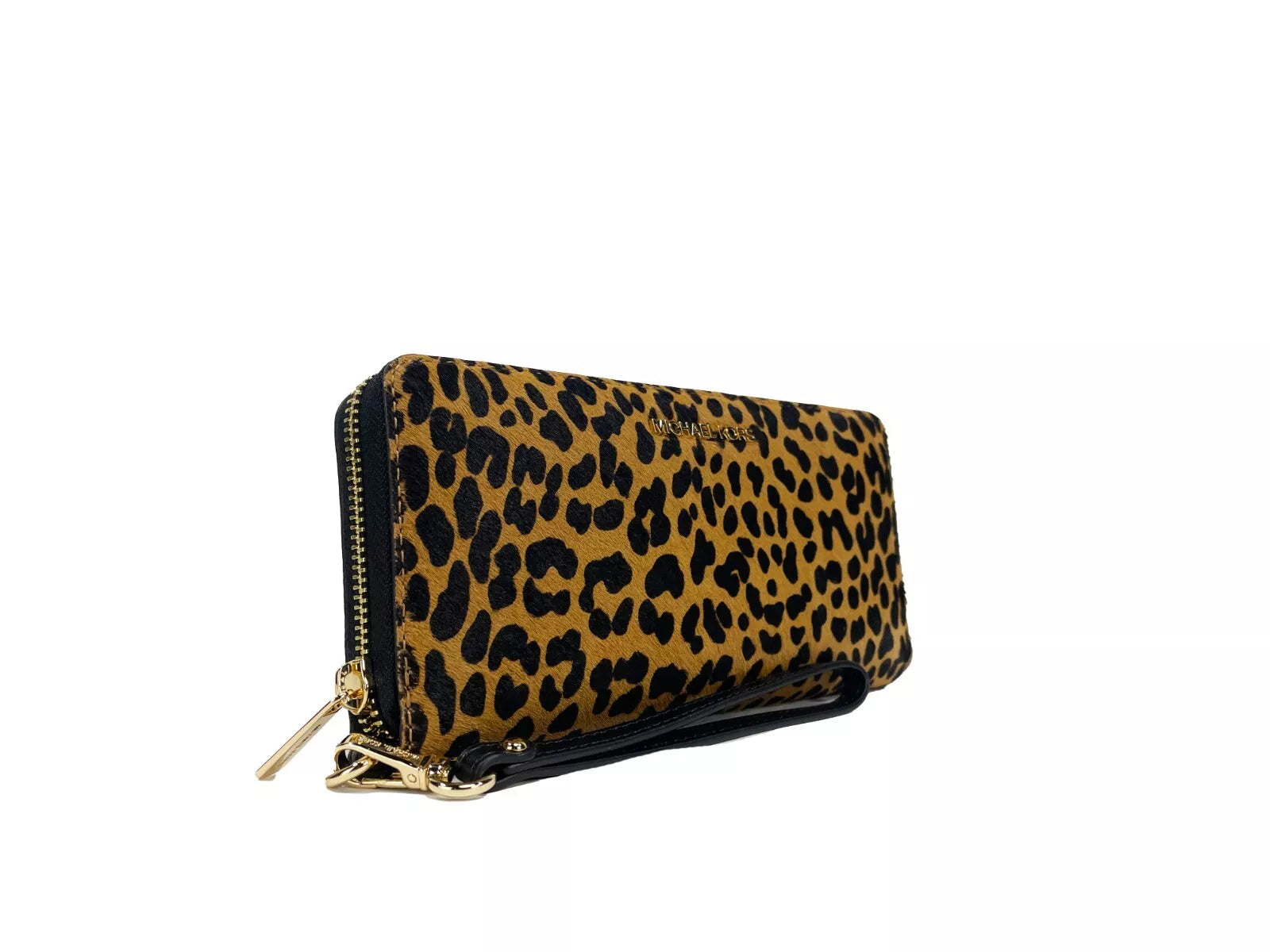 Jet Set Animal Print Continental Wristlet Wallet