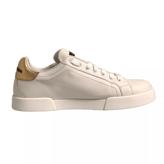 White Crown Patch Portofino Sneakers Shoes (Copy)