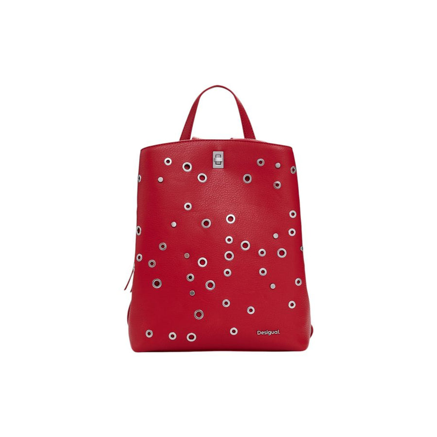 Red Polyethylene Backpack