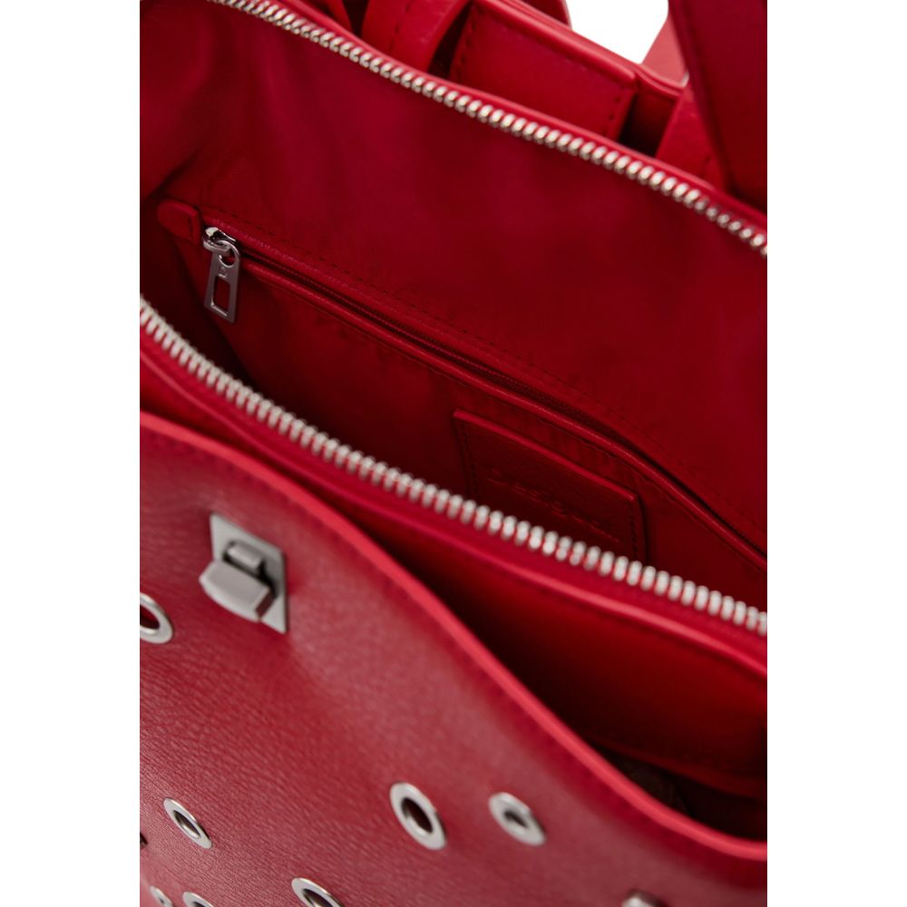 Red Polyethylene Backpack